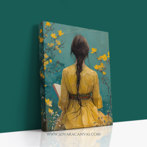 🌿 Tranquil Daydream – Vintage-Inspired Canvas Art