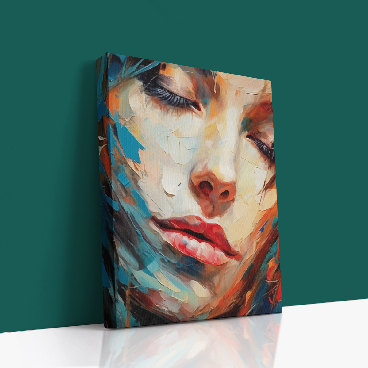 Vibrant Beauty - Abstract Canvas Wall Art 🎨