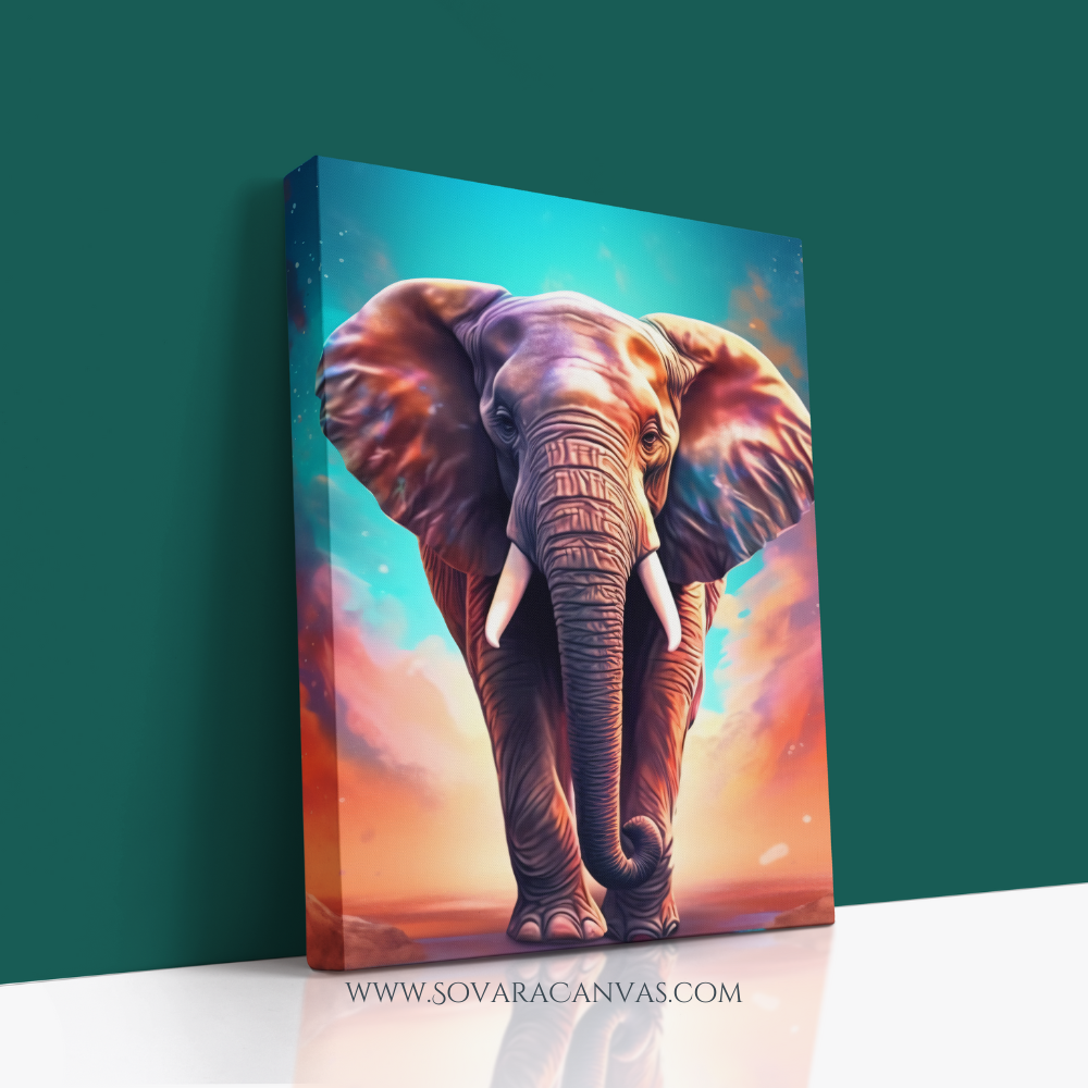 Majestic Elephant Canvas Wall Art 🐘✨