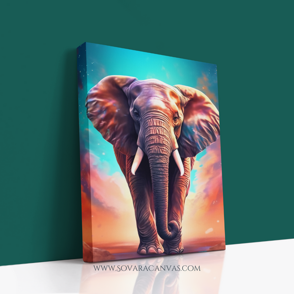 Majestic Elephant Canvas Wall Art 🐘✨