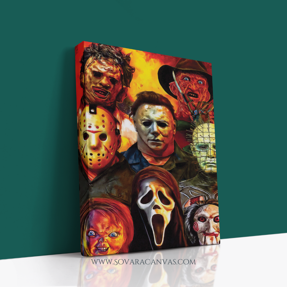 🩸 Legends of Horror Canvas – The Killers' Club Is Watching