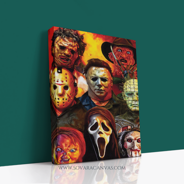 🩸 Legends of Horror Canvas – The Killers' Club Is Watching