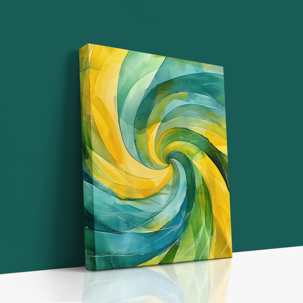 Vibrant Swirl Canvas Wall Art 🌟🌿